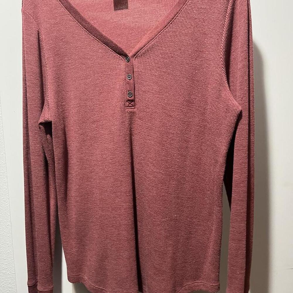 Long Sleeved Dark Pink Shirt